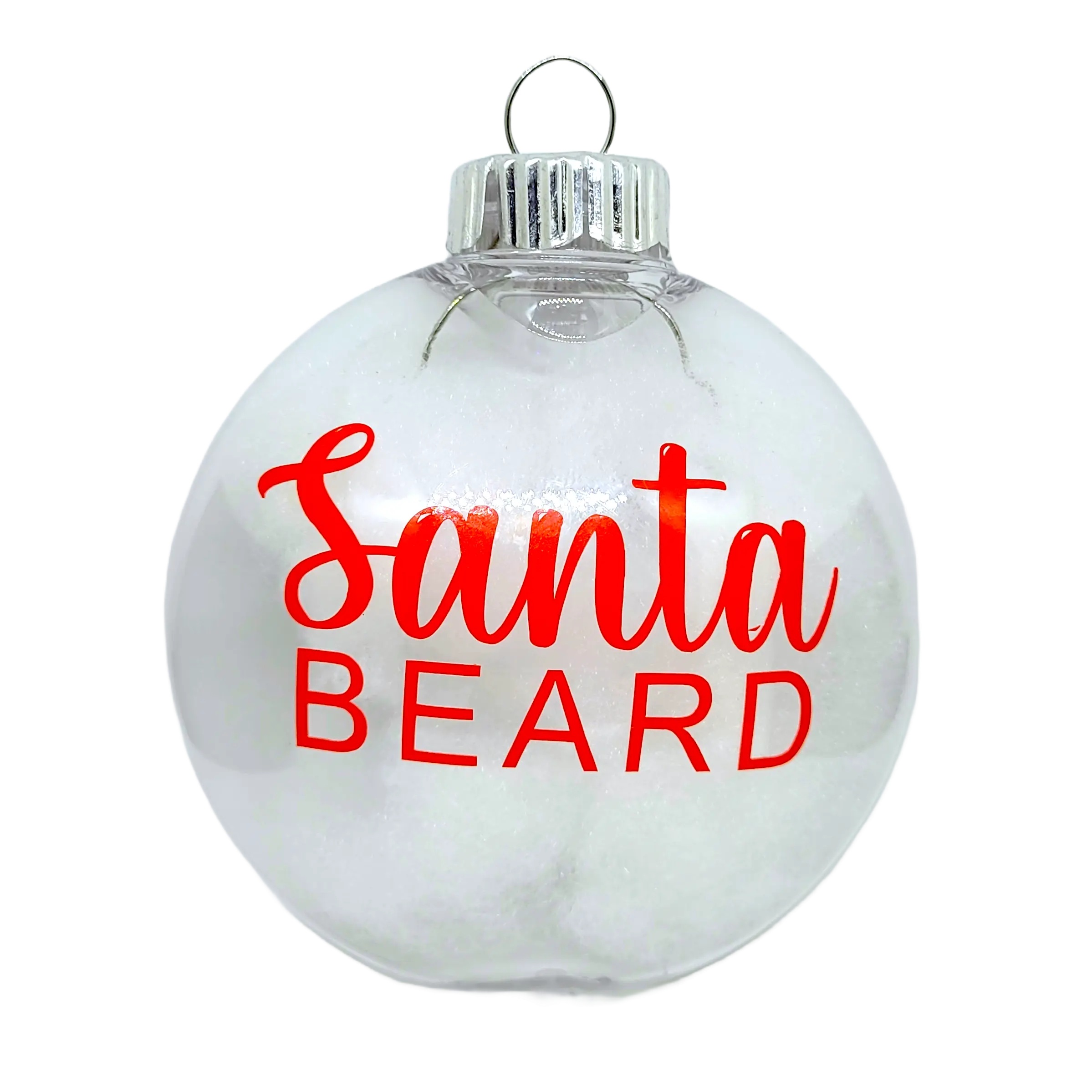 Santa Beard Funny Christmas Tree Ornament for Kids