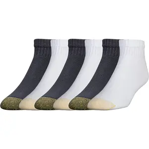 GOLDTOE Men'S 656P Cotton Ankle Athletic Socks, Multipairs Gold Toe
