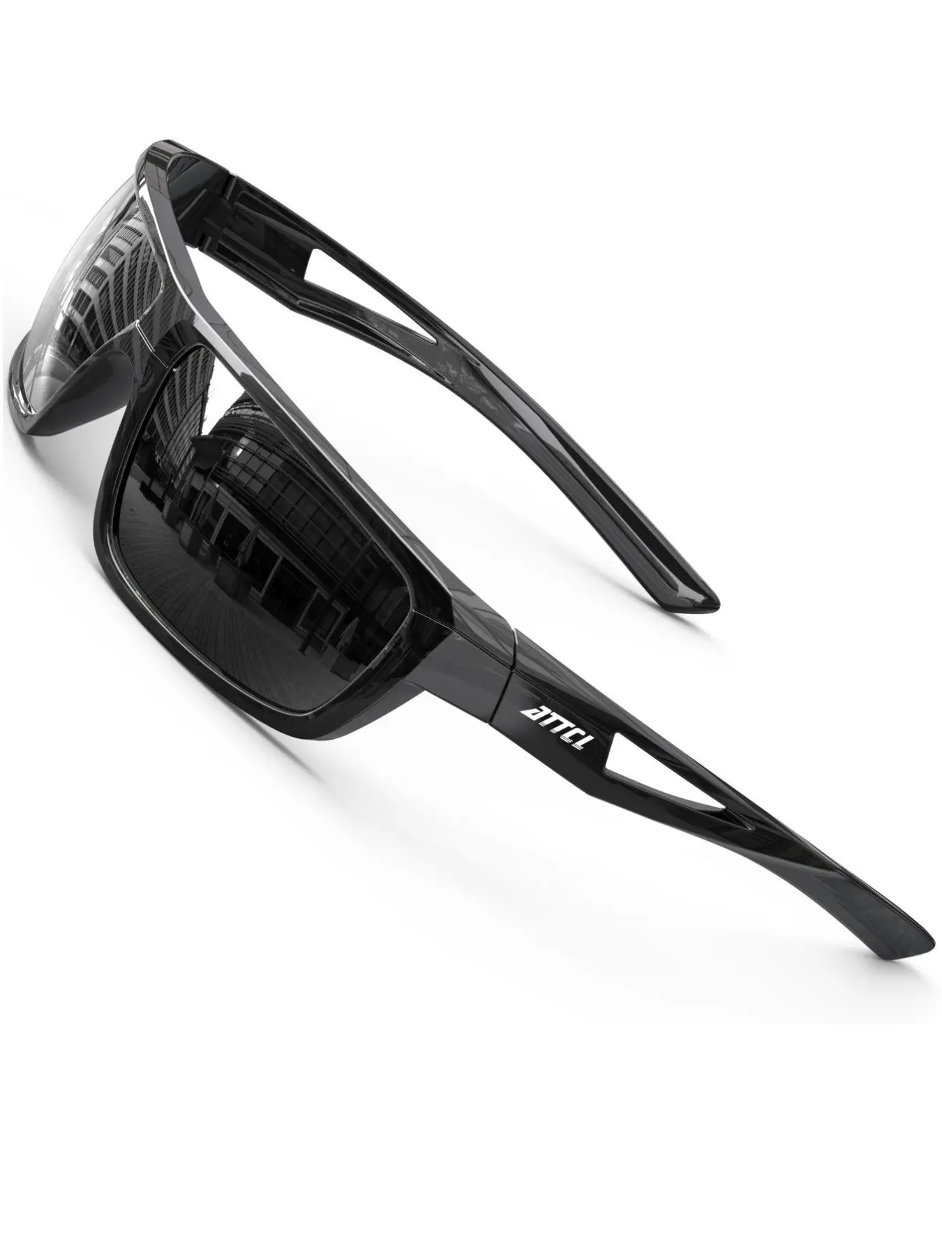 ATTCL Men's Polarized Sports Sunglasses, Cycling, Driving, Fishing, 100% UV Protection