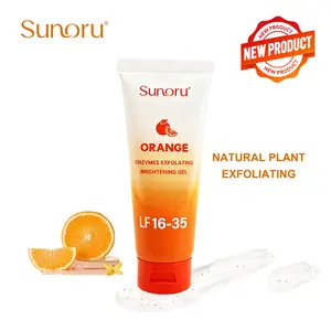 Sunoru Orange Exfoliating Gel 2026 | Natural Orange Peeling Gel | 100g Deep Cleansing Moisturizing Face & Body Scrub | Facial Exfoliator | New 2026 Formula