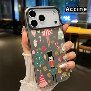 Compatible with iPhone 17 Pro Max 16 Plus 15 14 13 12 11 Air XR E Phone Case Nutcracker Christmas Fantasy Printed Anti-Fall Hard PC Back Protective Cover for Boy