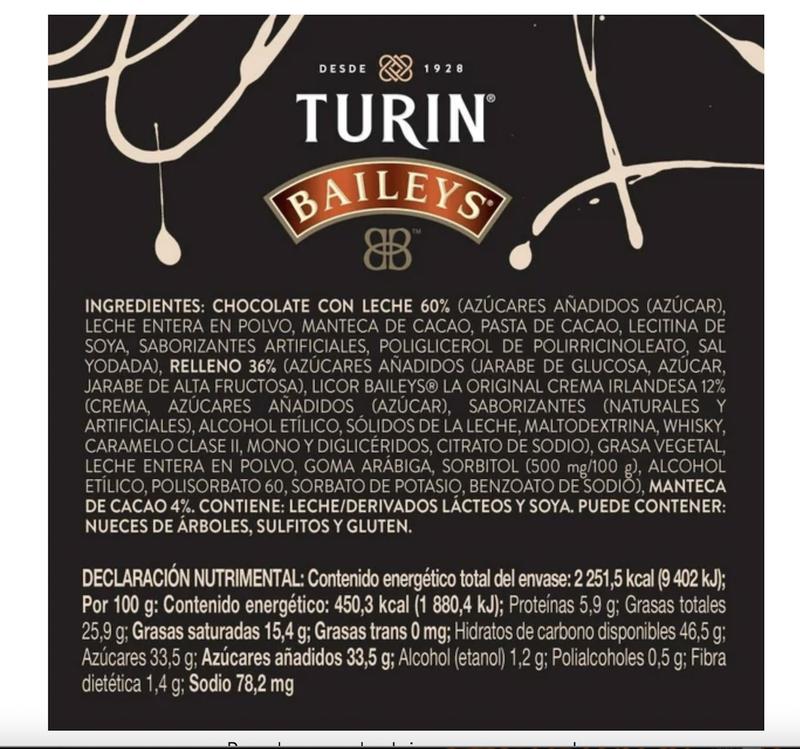 Baileys Turin Original Irish Cream Infused Chocolate Truffles 500g Pure Bliss Since 1928