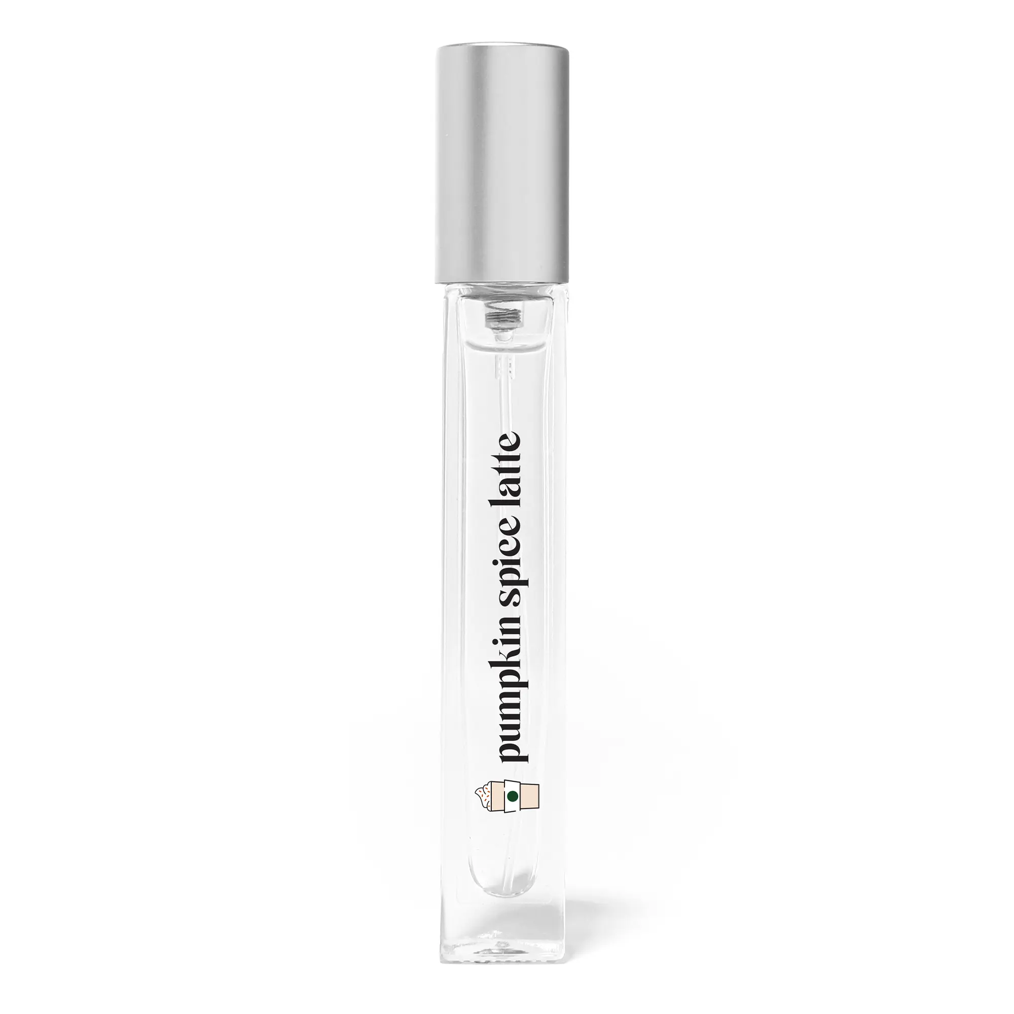 Just Juice Pumpkin Spice Latte - Warm Vanilla Perfume for Women and Men - Mini Travel Perfume with Nutmeg, Cinnamon, Tonka Bean - 0.33 oz