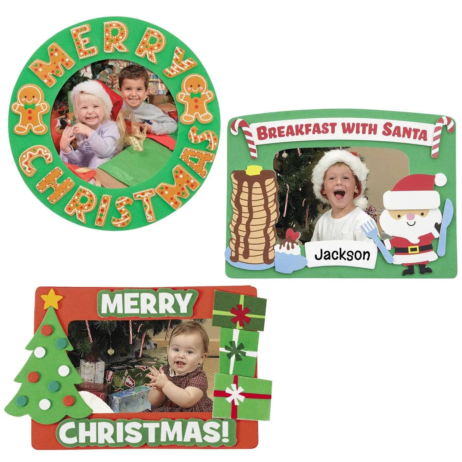 Mega Bulk Christmas Picture Frame Magnet Craft Kit Assortment - Makes 146