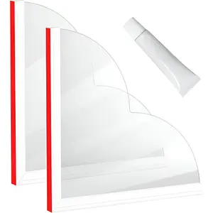 Shower Splash Guard for Bath with Clear Panel Design to Keep Water in Shower and Support Tub Splash Guard Function for A Dry Bathroom Floor