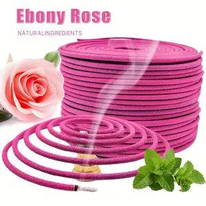 High-Quality Rose Incense Discs, Scented Home Fragrance, 40 Pcs 105g/80 Pcs 210g, Perfect for Meditation & Yoga, Home Decor, Ideal Gift Choice, Aroma Scented Floral