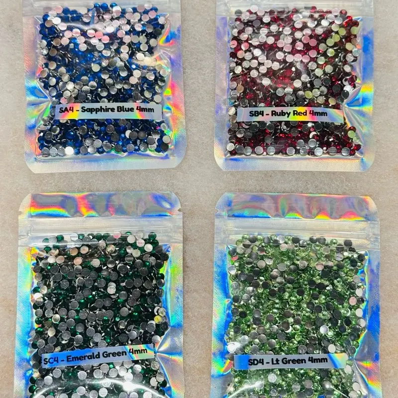 4mm Resin Rhinestones (Non-AB) 4mm Resin Rhinestones (Non-AB)