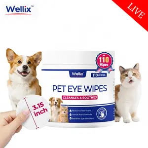 【Live Big Deal】WELLIX Tear Stain Wipes (110ct) - Fast Eye Cleaning
