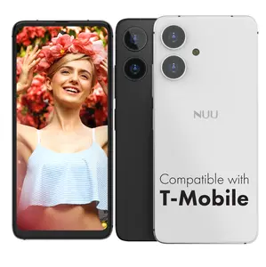 NUU N10 Unlocked Android 15 Smartphone featuring a 6.6-inch 90Hz display, 8GB RAM, 128GB storage, a 5000mAh battery, and a premium metal design.