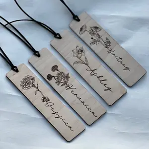 Birthflower Bookmark,Personalized Gift,Christmas Gift