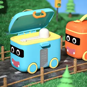 New Cute Car Milk Powder Storage Box, Snack Box, Food Container, Portable Organizer for Babies & Toddlers, Dishes Organiser, Plastic Milk Container