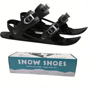 Mini Short Ski Skates for Snow, Mini Short Ski Skates for Snow Pro Version, Adjustable Short Mini Ski Skates, Short Snowskates Snowblades Skiboards for Winter Sport Skiing Equipment
