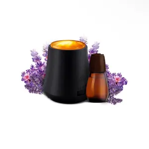 Air Wick Mist Diffuser Kit - Lavender & Almond Blossom Refill - Black Aroma Diffuser with Essential Oil Bottle - Freshener