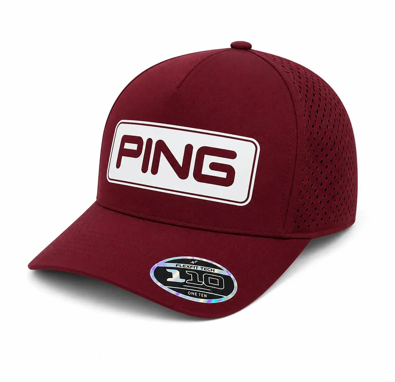 PING Men’s 2026 Tour Vented Delta Golf Hat – Premium Adjustable Performance Snapback, Electric Blue