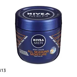 Nivea Men Body Cream 2 Pack 400ml with Caring Vitamin E for Revitalizing Moisture and Enhanced Skin Nourishment - Moisturizing, Nourishing