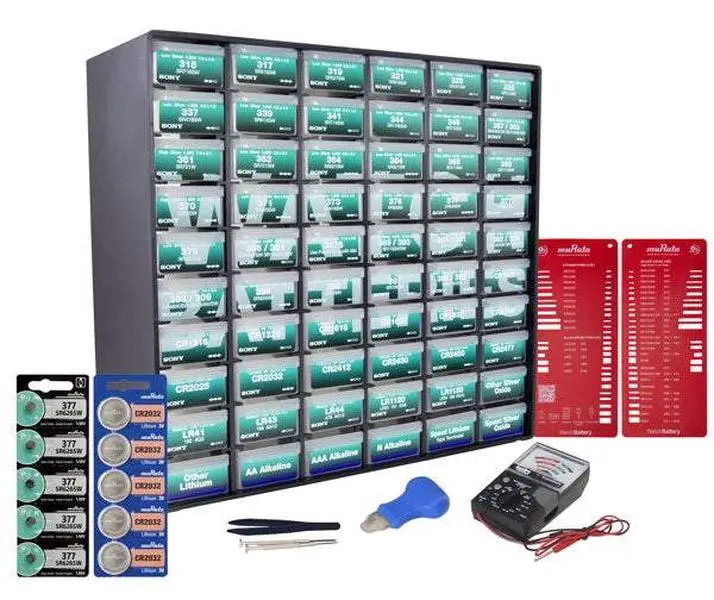Murata’s Basic Watch Battery Starter Kit Murata’s Basic Watch Battery Starter Kit