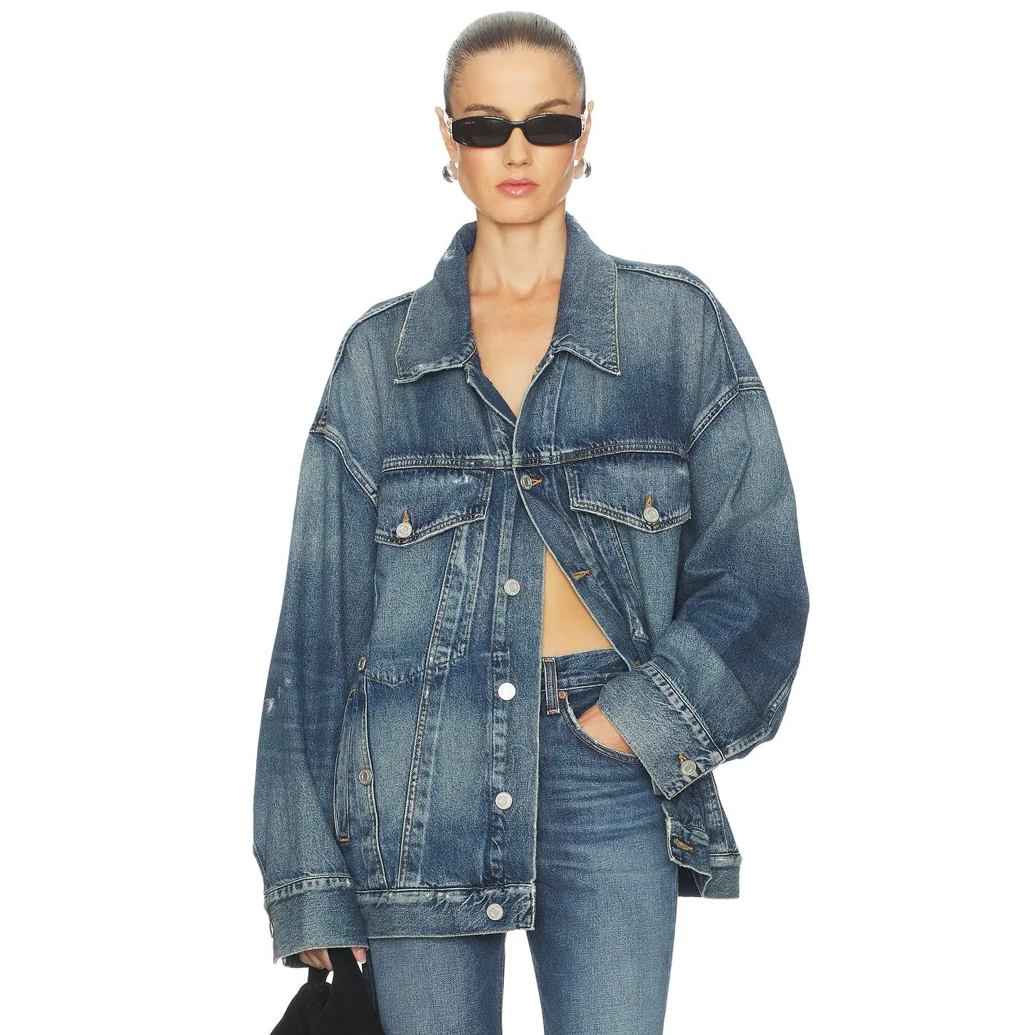 AGOLDE Reworked Wayne Jacket in Illuminate