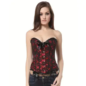 Tunic Girdling Bodybuiding Belly Contraction Body Shaper Lace Black Bow waist trainer magic..