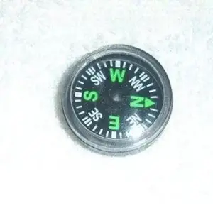 20mm Compass Plastic Outdoor Accessories Metal Key Carabiner CompassGift