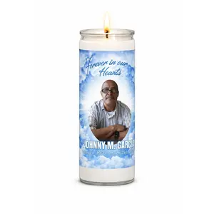 Custom Memorial Candle
