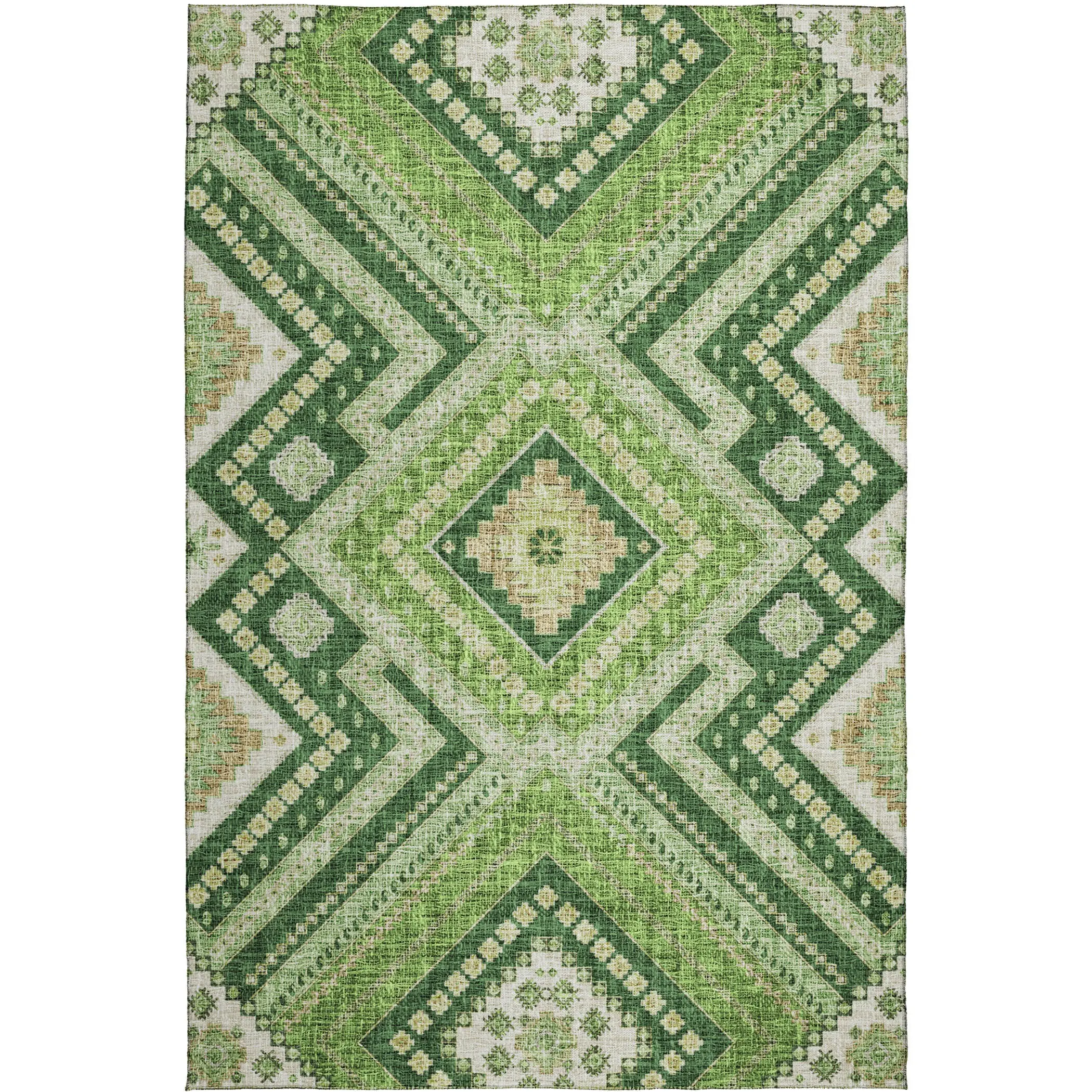 Dalyn Rugs Portico PO5 Green Transitional Machine Made Rug