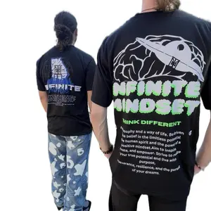 INFINITE MINDSET’s Slime Green Tee. Oversized fit. 200 GSM of Premium Cotton. Sizes Small to 2XL