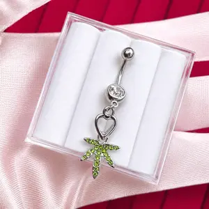Stoner Girl Belly Ring (8mm-16mm Custom bar length)