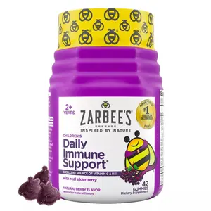 Zarbee's Kid's Daily Immune Support Gummies with Real Elderberry - Berry Flavor - 42ct