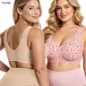 OEAK Women Wirefree Bras Seamless Push Up Pullover Bra Full Coverage No Underwire Everyday Bra Comfortable Wireless Bralettes