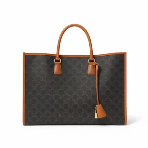 Pre-owned Celine Calfskin Tote Bags BJ1101204065 Cabas Monogram Tote