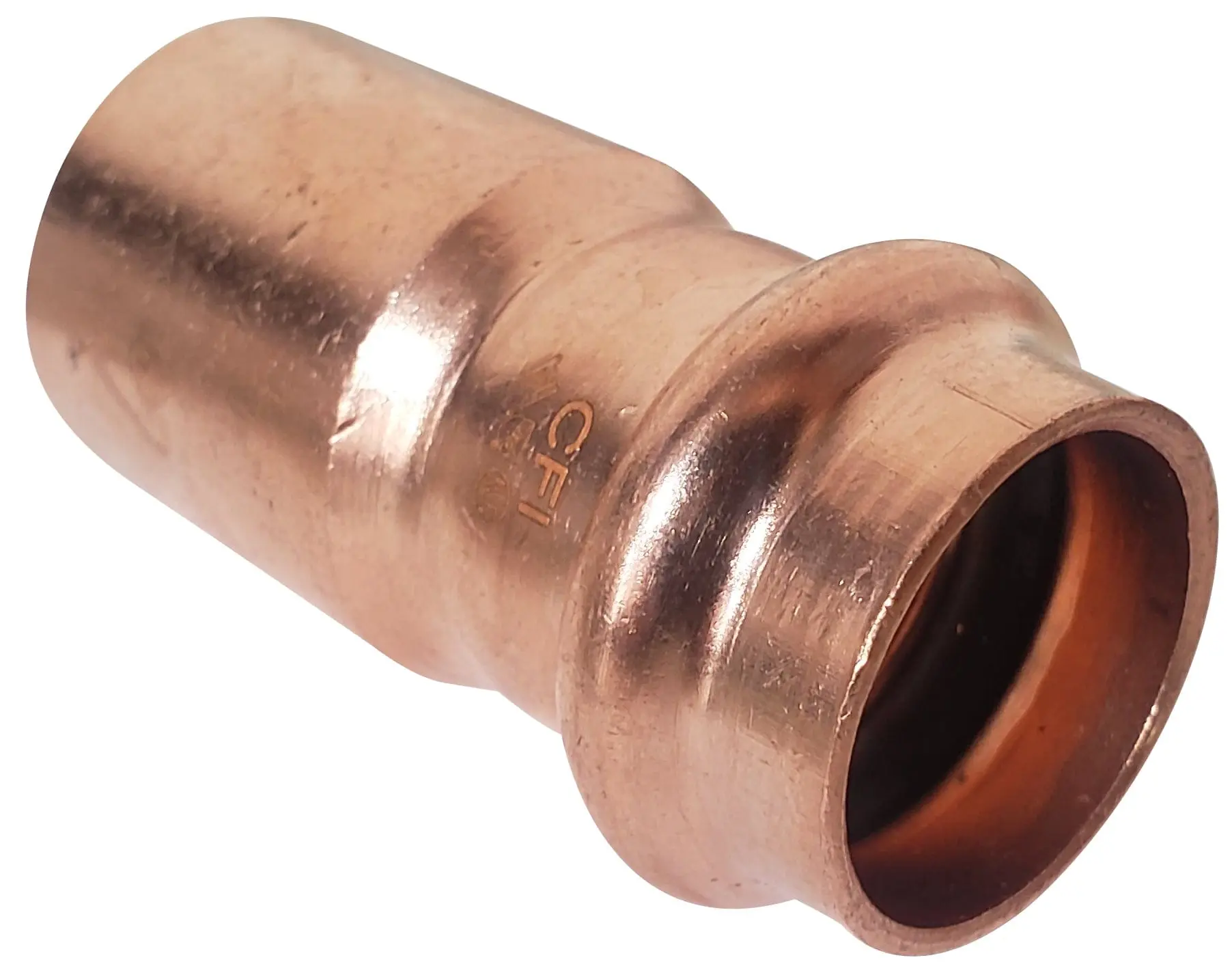 3/4" x 1/2" Press Fitting Reducer, Press x FTG, Copper, Low Lead