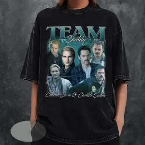 Vintage Twilight Saga T-shirt, Charlie Swan & Carlisle Cullen Graphic Tee