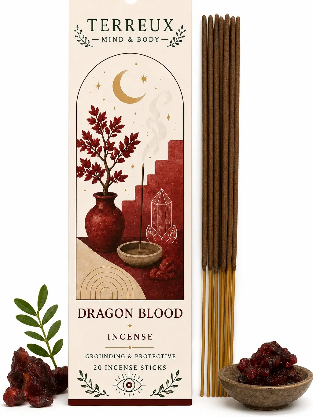 Incense Sticks for Aromatherapy, Natural Fragrance Incense for Relaxation & Stress relief 2-pack