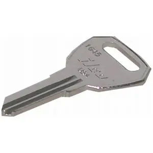 Kaba 1645 Fulton Hitch Key - Nickel-Plated Brass Hardware, Pack of 10