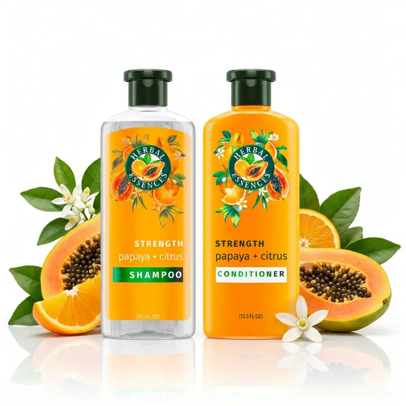 Herbal Essences Amaya Papaya Strength Shampoo & Conditioner with Papaya + Citrus, 13.5 fl oz