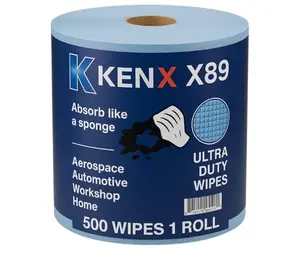 Toallas Industriales KENX X89 – 500 Hojas | Ultra Absorbentes y Sin Pelusa