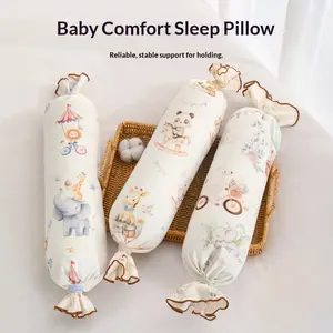 Baby Candy Pillow - Class A Side Sleeping Bolster Anti-Roll Breathable Backrest Cushion Infant Soothing Sleep Pillow