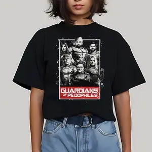 [VER2] GOP Guardians of Pe.dos Unisex Hoodie, Anti Trump Bumper Shirt, Anti-MAGA Tru.mp Is On The List Funny Gift, Release The Epstein Files