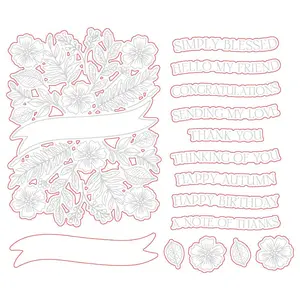Honey Bee Stamps - Honey Cuts - Bountiful Banner