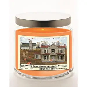 Courtside Market Harvest Pumpkin Brown Sugar Vanilla Soy Wax Candle