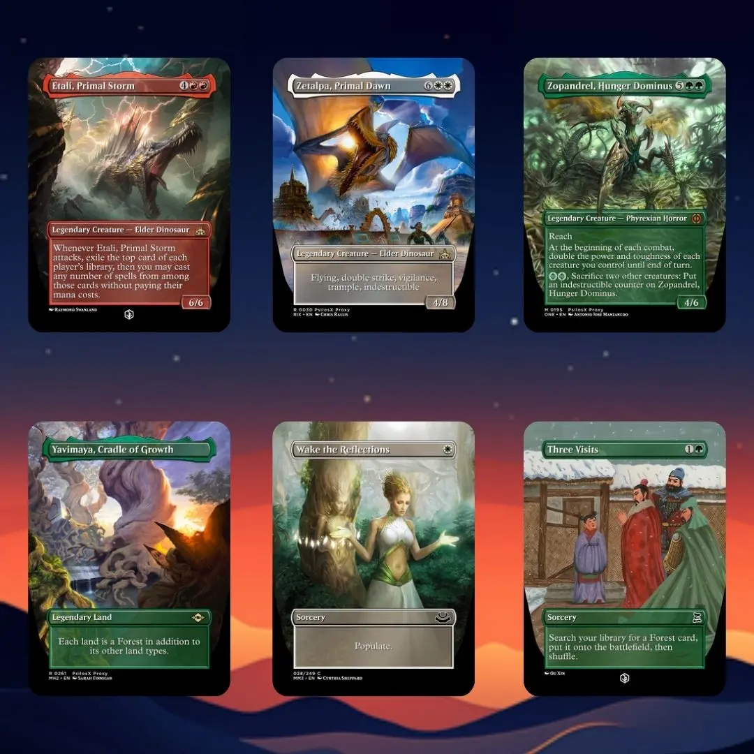 mtg atla palani commander deck Atla Palani, Nest Tender DINOSAUR EGGS Magic Mtg Commander Deck