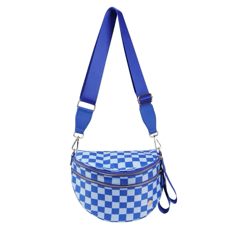 Blue and Blue Checkered