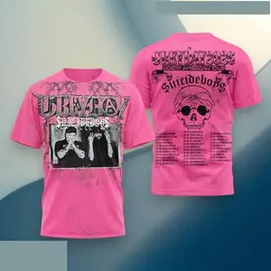 Comfort Color Suicide Boy Grey Day 2026 Tour 3D T-shirt