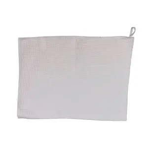 Comfortable Sublicotton White Bar Towel - 11.75" x 15.75" Home Cleaning Cloth