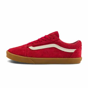 Vans Red Low-Top Canvas Sneakers for Men and Women Verifiable, with credentials and supporting global authentication