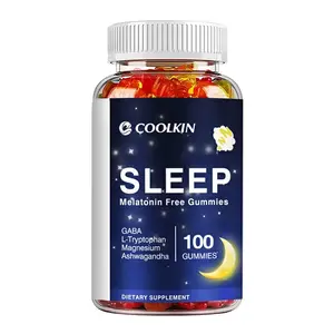 Sleep Gummies - with Ashwagandha, Magnesium, GABA - Relieve Insomnia and Stress, Improve Sleep Quality - 100 Gummies