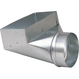 Imperial Manufacturing GV0624-C 3.25 x 10 To 6 in. Galvanized Register Boot
