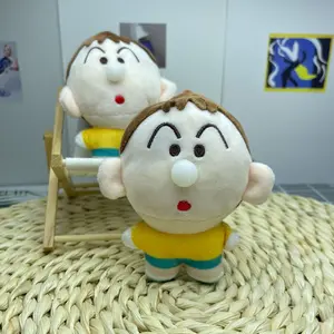 Creative Crayon Shin-Chan Boochan Tissue Box Doll Funny Sense of Design Soft Keychain Bag Pendant Ornament Fans Lovely Gift