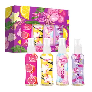 So…? Body Mist Set - Body Spray for Women - Cruelty Free, Vegan Perfumes for Women - 650 to 1000 Sprays - Travel Size Gift Set - 4 pcs