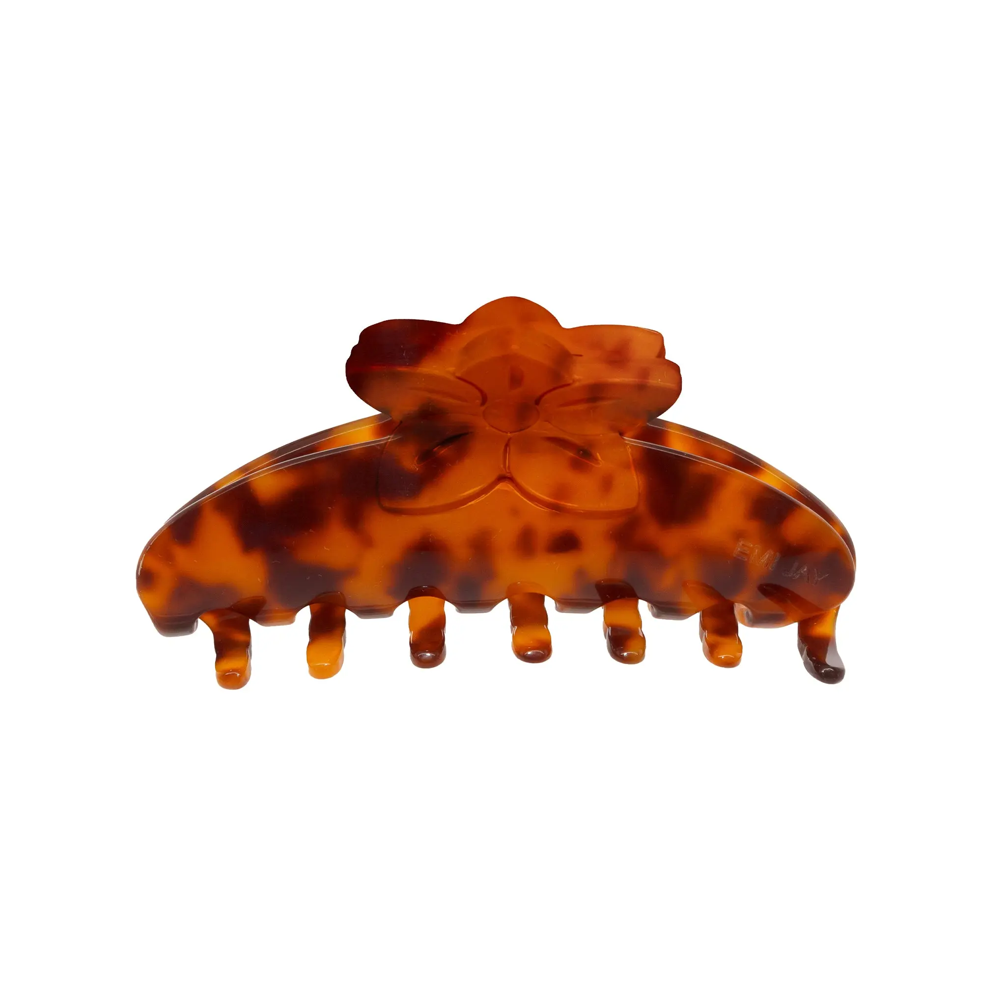 Emi Jay Big Effing Clip Hair Claw in Tortoise Hibiscus